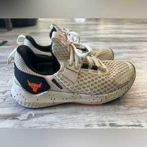 Under Armour Beige and Black Athletic Shoes